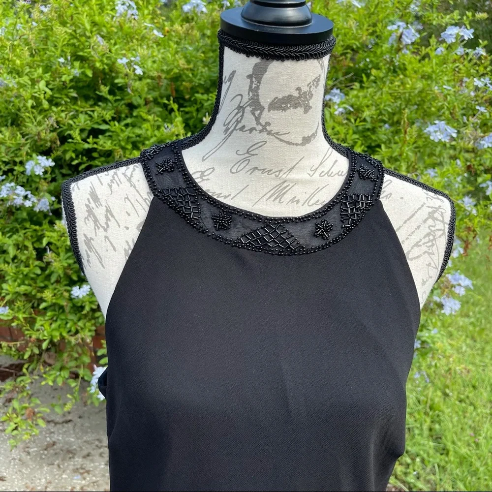 Donna Morgan Black Sleeveless Dress size 16 - Picture 6 of 8